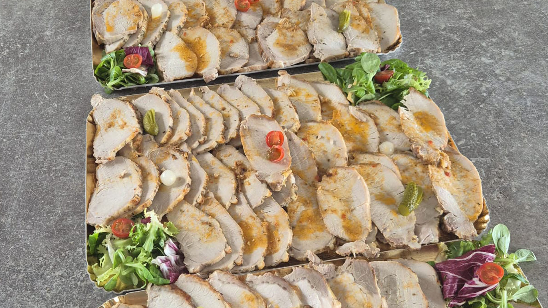 Préparation roti de porcs