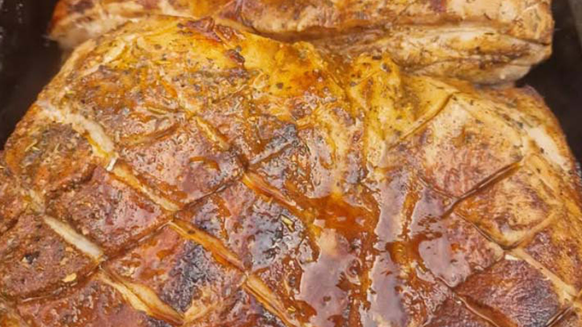 Préparation roti de porcs